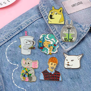 निर्माताओं चीन कस्टम लोगो धातु मुलायम तामचीनी अंचल पिन कस्टम तामचीनी पिन - Product Image 4