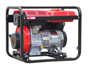 Open Type <strong>3kva</strong> <strong>Generator</strong> <strong>Fuel</strong> <strong>Consumption</strong> DG3000E with Wheels - Product Image 5