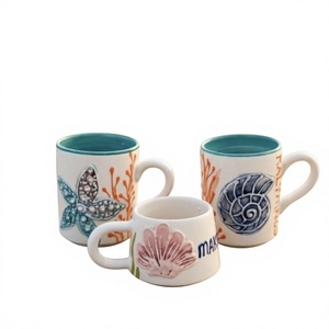 Custom 3D Relief Cute Ceramic <b>Mug</b> Hand Painted <b>Lemon</b> Nautical Design Handmade Dishwasher Safe Slide Cap Gift Box Packaging Gift - Product Image 1
