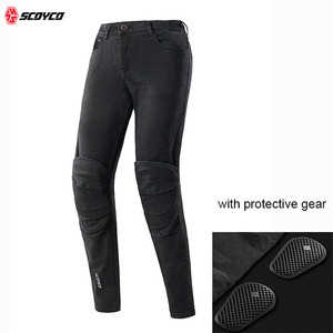 SCOYCO Offre Spéciale noir loisirs femmes moto pantalon Moto <span class=keywords><strong>Motocross</strong></span> tout-terrain moto équitation jean - Product Image 2