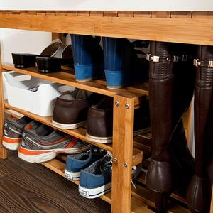Bamboo <b>Wooden</b> <b>Shoe</b> <b>Rack</b> High Quality <b>Shoe</b> Organizer - Product Image 5