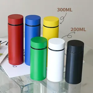 New product ideas hot selling 2023 summer colors wholesale simple small 200ml 300ml custom steel vacuum mug termos water bottle