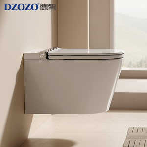 S005 <span class=keywords><strong>WC</strong></span> intelligent en céramique avec capteur d'ouverture <span class=keywords><strong>automatique</strong></span>, chasse d'eau contrôlée par application, bidet mural intelligent - Product Image 2