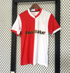 Ropa de fútbol de verano Nueva temporada 2025/26 Feyenoord Home Jersey Uniforme de manga corta Competiciones de clubes europeos con - Product Image 1