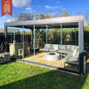 Pergola de jardin en aluminium pour l'extérieur, <span class=keywords><strong>3x3</strong></span>, 3x4, 3x5, 3x6, 4x3, 4x4, 4x5, 4x6, 6x3, 6x4 m, arche de jardin, tonnelle, balcon - Product Image 5