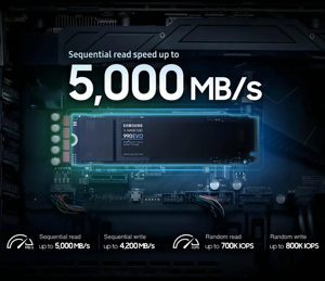 Оригинальный 990 EVOM. Твердотельный накопитель 2280 1 ТБ/2 ТБ с PCIe 5.0x2/4.04, скорость чтения до 5000 МБ/с, для ПК и ноутбуков - Product Image 2