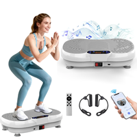 Plaque vibrante électrique intelligente RS avec télécommande audio pour entraînement à domicile, équipement d'exercice corporel, mise en forme et gestion du poids