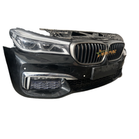 Piezas Originales de Segunda Mano para BMW Serie 7 Modelo G12: Parachoques, Radiador, Faros Delanteros y Panel de Puerta Desmontado