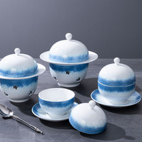 Fournisseur d'ensembles de vaisselle en porcelaine blanche de haute qualité P&T, écologiques, pour les hôtels et les stations touristiques, assiettes et plats en porcelaine blanche de haute qualité