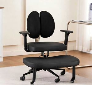 Silla de Meditación Ergonómica con Doble Respaldo y Posición de Piernas Cruzadas, Taburete Cómodo Tipo Monkey, Silla para Arrodillarse, Sofá Perezoso de Oficina, Silla para Sentarse - Product Image 6