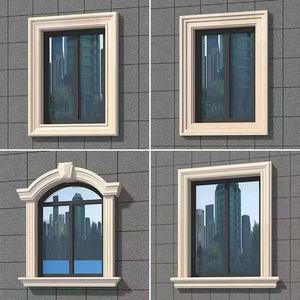 Ancien style chinois rétro GRC ciment seuil <span class=keywords><strong>de</strong></span> fenêtre architrave mur d'écran <span class=keywords><strong>de</strong></span> fenêtre <span class=keywords><strong>treillis</strong></span> <span class=keywords><strong>de</strong></span> ciment fenêtre - Product Image 6