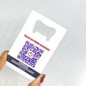 Cartes nominatives en plastique Ouvre-bouteille portable multifonctionnel en métal classique - Product Image 2