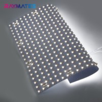 Raymates UL Flexible CCT Tunable 2700K + 6500K Blanc LED Feuille 300*300mm taille carrée pour la conception de l'éclairage