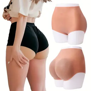 1pc Plus Size High Waist Silicone Padded Shapewear For Women Lifts And Enhances Buttocks For A Sexy Look Silicone Shaper