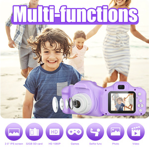 Vui Mini Trẻ Em Máy Ảnh Với Silicone Trường Hợp, 1080P <span class=keywords><strong>HD</strong></span> Kỹ Thuật Số Camara Trẻ Em Chiếu <span class=keywords><strong>Video</strong></span> Máy Ảnh Ngoài Trời Nhiếp Ảnh Quà Tặng - Product Image 5