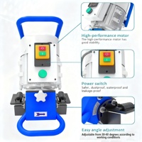 Machine à chanfreiner électrique portative pour plaques d'acier, angle réglable, machine à chanfreiner en acier inoxydable