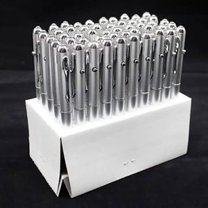 Stylo bille créatif à lumière UV LED magique, article fantaisie avec encre invisible pour l'école/le bureau, stylo espion en acier inoxydable pour cadeaux - Product Image 3