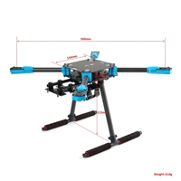 Kit Pengembangan Holybro X500 V2-PX4 Baru ARF Pixhawk 6C Flight Controller M8N GPS SiK Telemetry Radio RC Drone Quadcopter