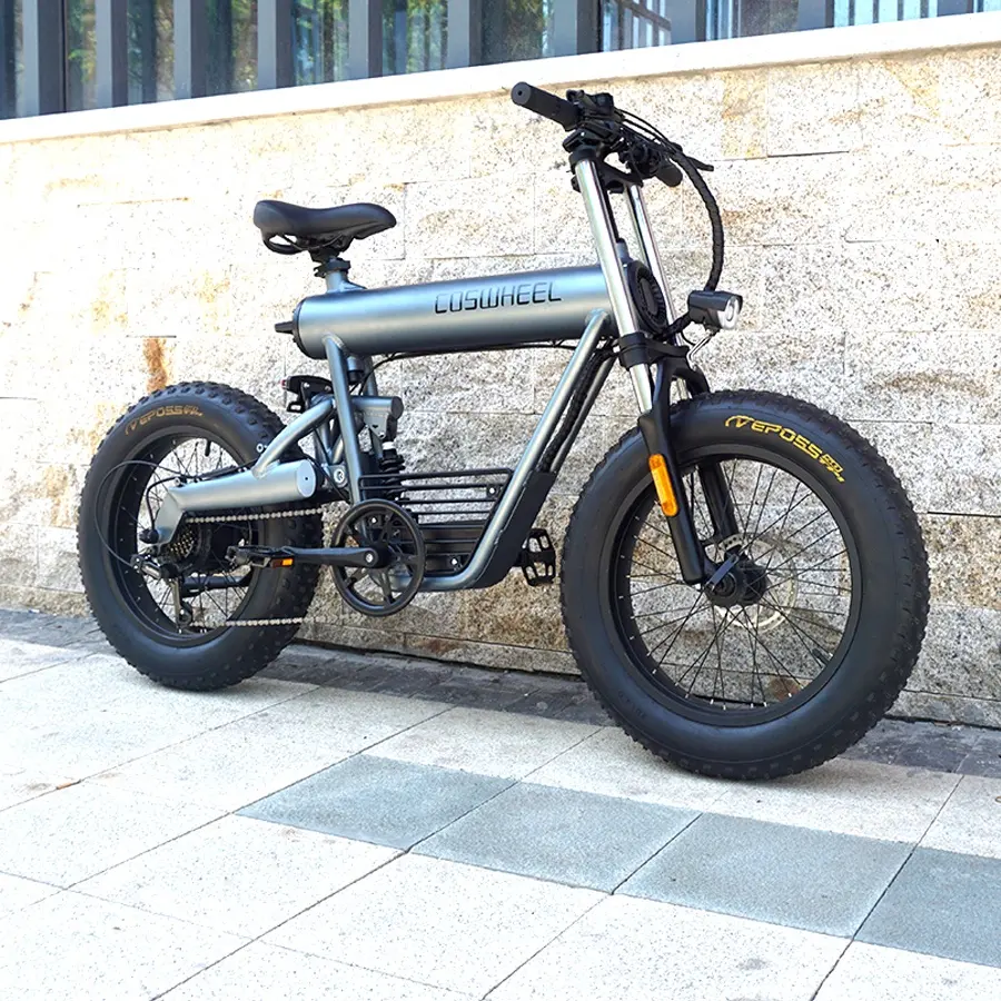 2022 Coswheel Erwachsenen-Elektrofahrrad Mountainbike-Rahmen T20 48V/500W Elektro-Hybrid-Mountainbike