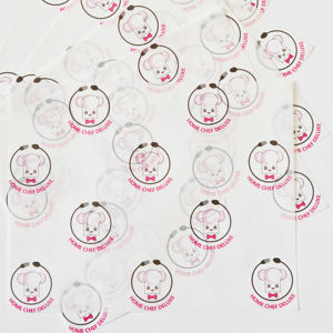 Papier d'emballage pour hamburger imprimé en gros, résistant à la graisse, recyclable, papier ciré de qualité alimentaire avec revêtement PE - Product Image 3