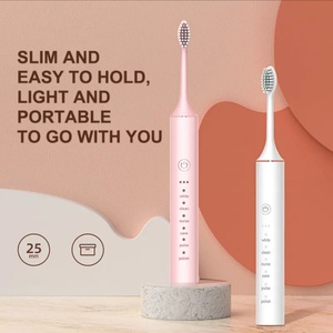Cepillo de Dientes Eléctrico Ultrasónico Inteligente de Alta Gama para Adultos, Cerdas Suaves, Blanqueador, Recargable, Sónico, IPX7 - Product Image 4