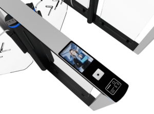 Cánh phanh WB-FB2518 an ninh cao RFID nhận dạng khuôn mặt <span class=keywords><strong>Flap</strong></span> turnstile cổng rào cản cho phòng tập thể dục và công viên - Product Image 6