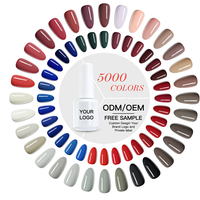 Fournitures pour ongles Kaga échantillon gratuit ensemble de vernis gel de base longue durée Uv Gel Soak Off 15ml60 pcs kit de vernis à ongles en gel de couleur