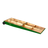 Vente en gros d'usine, marque PGK, touffe de lancer portable et durable en bois vert pour baseball/softball avec roues, 205x80cm