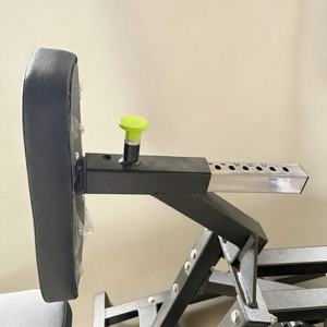 Máquina de remo sentado con carga de placas para entrenamiento de espalda y brazos, equipo de fitness comercial DF-1004, diseño de gran capacidad de carga - Product Image 2