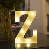 Lampes LED en forme de lettres, chiffres anglais, pour déclarations d'amour, arrangements de demande en mariage, fournitures créatives, lumières de décoration de scène