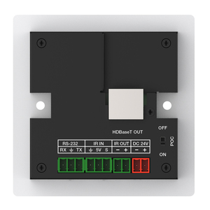 4K60 HDMI & <span class=keywords><strong>USB</strong></span>-<span class=keywords><strong>C</strong></span> 2x1 HDBT Wall-plate Extender 86mm x 86mm Wall Box Transmitter and Receiver Jusqu'à 150m - Product Image 3