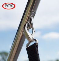 FOYO 304 Acier inoxydable, attaches à œil, boucles de fixation, quincaillerie marine pour accessoires de rigging de pont de yacht, bateau, kayak
