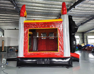 Structure gonflable intérieure unisexe en PVC avec balançoire et toboggan, garantie 3 ans, équipement de parc sportif commercial, livraison maritime - Product Image 3