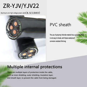 कॉपर 10 मिमी 25 मिमी 25 मिमी 35 मिमी 50 मिमी 70 मिमी 95 मिमी 120 मिमी 150 मिमी 185 मिमी 240 मिमी 300x3 कोर आर्म्ड पावर केबल - Product Image 6