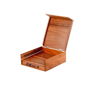 Wooden creative nine-square grid platter tableware wooden box hot pot restaurant vegetable plate divided tray <b>barbecue</b> plate - Product Image 5
