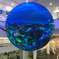 Pantalla LED Esférica Flexible MDS, Matriz Mecánicamente Giratoria, Pantalla de Bola LED, SDK y OEM, Color Completo, Alto Brillo, Tamaño Personalizado
