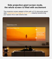 Dangbei S7 Ultra Max 4K projecteur intelligent laser tricolore 5800CVIA Lumens refroidissement liquide délai d'exécution rapide Android 11 Home cinéma 3D