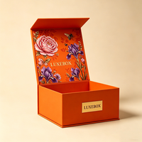Boîtes d'emballage en carton rigide à fermeture magnétique de luxe sur mesure, grand format, papier mat, boîtes cadeaux