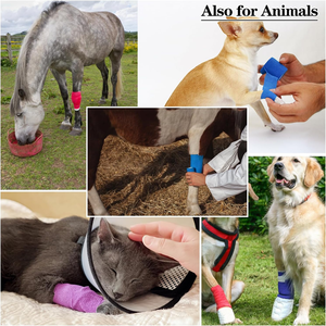 <span class=keywords><strong>Benda</strong></span> <span class=keywords><strong>Elastica</strong></span> Coesiva Impermeabile Medica Personalizzata con Logo per Protezione Articolare - Product Image 5