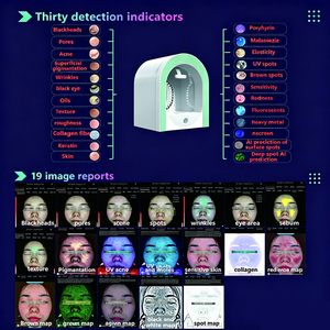 Appareil d'analyse cutanée professionnel pour salon, 40 lumières, <span class=keywords><strong>perspective</strong></span> 3D, prédiction du vieillissement cutané, plan de soins automatique recommandé - Product Image 4