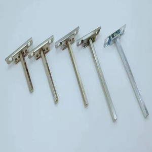 Shengda Adjustable <b>Shelf</b> Support T-Shaped Nickel Plated Cold-Rolled Steel Concealed <b>Wall</b> Mount Bracket 1001 - Product Image 1