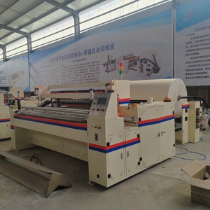 Máy sản xuất giấy vệ sinh cỡ nhỏ Máy cuộn giấy vệ sinh dây chuyền sản xuất mô mặt - Product Image 2