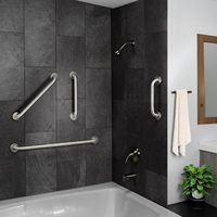 Barre d'appui murale robuste en acier inoxydable 304 OEM, antidérapante, pour la sécurité des personnes âgées et handicapées dans la salle de bain, les toilettes et la douche