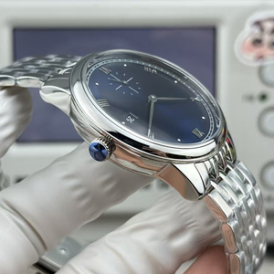 Reloj de pulsera de lujo exquisito para hombre, con esfera azul profundo, brazalete de acero, segundos pequeños, fecha, luminoso, automático, mecánico, para negocios - Product Image 4