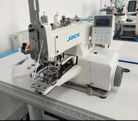 Jack 1377E Bouton industriel à entraînement direct faisant le bouton attachant la machine à coudre pour chemise