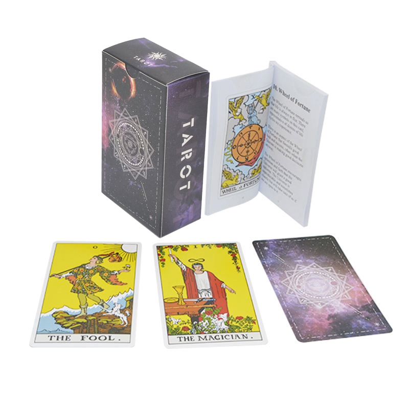 Оптовая продажа, индивидуальный дизайн, карты для праздничных игр с принтом Таро, волшебный Таро, дурачок, таро