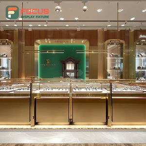 Fabricante de Vitrinas Minimalistas para Joyería, Acabado Laminado, Mostrador de Vidrio para Centro Comercial - Product Image 3