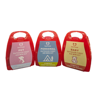 Trousse de premiers soins pour enfants BesTreat - Modèle G-01 certifié CE - Comprend un soin des brûlures - Design compact pour enfants et bébés - Utilisation individuelle