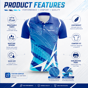 Camiseta Polo Personalizada OEM <span class=keywords><strong>de</strong></span> Alto Rendimiento, Secado Rápido y Transpirable para Golf y Deportes <span class=keywords><strong>de</strong></span> Equipo, Venta al Por Mayor - Product Image 3