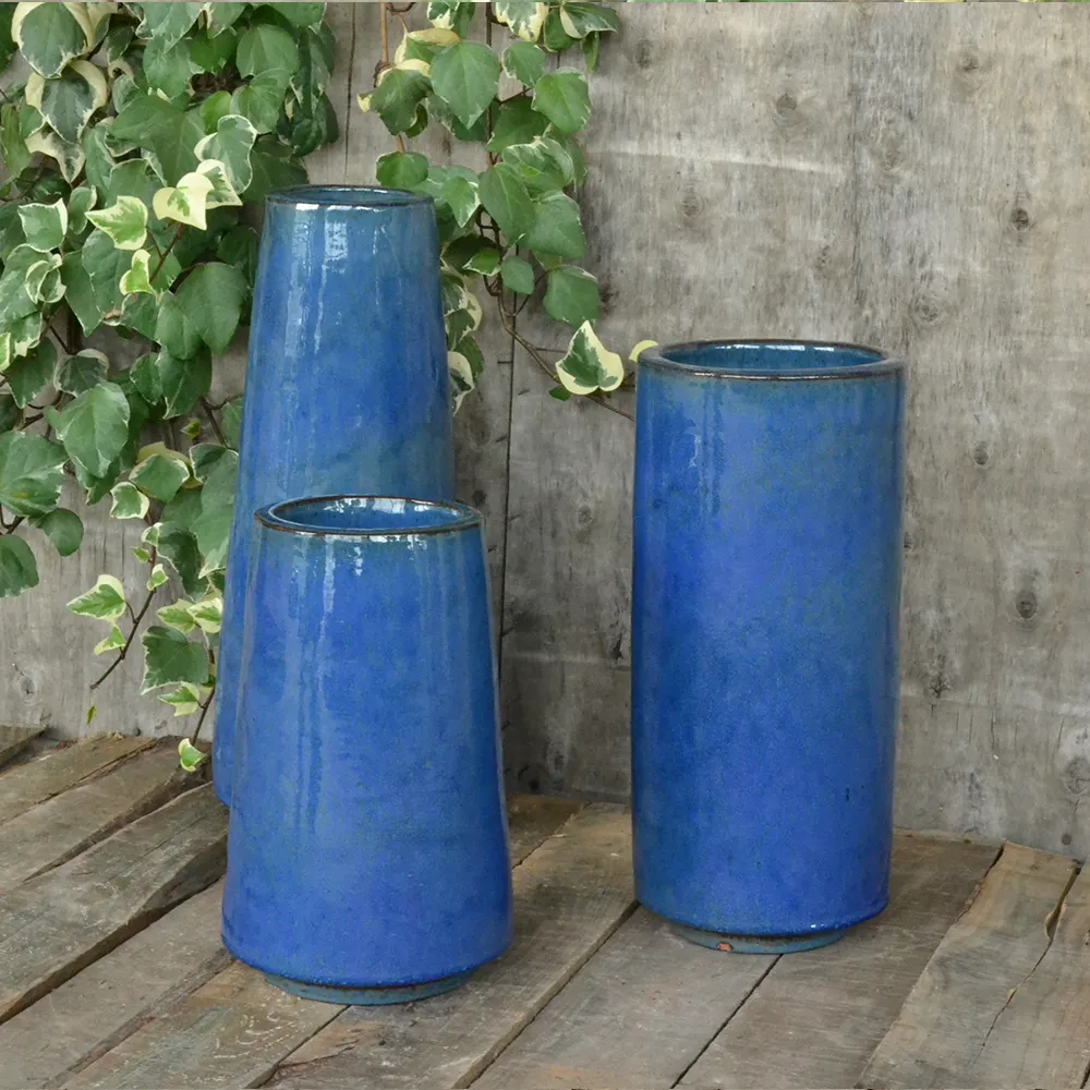 Offerta speciale vasi da fiori in ceramica per esterni per la decorazione del giardino delle fioriere verdi